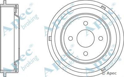 APEC BRAKING drm9503 -  Тормозной барабан